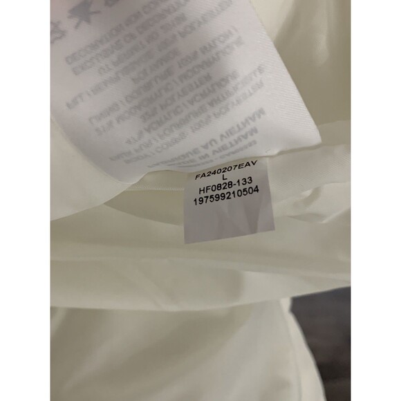 Air Jordan x SUPREME Sail White Full Zip Puffer Jacket HF0828-133 Men’s size L - Picture 6 of 10